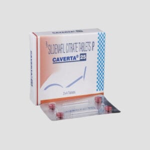 Caverta 25mg (Sildenafil) Tablets