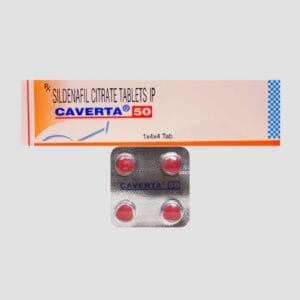 Caverta 50mg (Sildenafil) Tablets